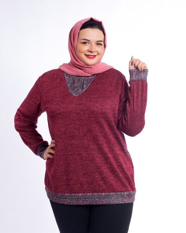 Maroon nursing sweatshirt - Image 2