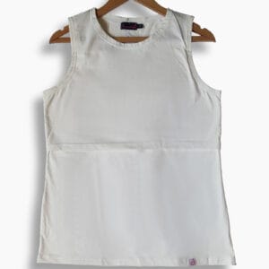 Breastfeeding pure cotton basic shirt (sleeveless)