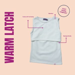 Sleeveless warm latch basic