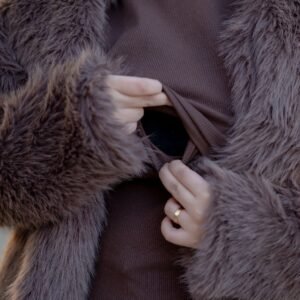 J mum nursing rib top (half sleeves)