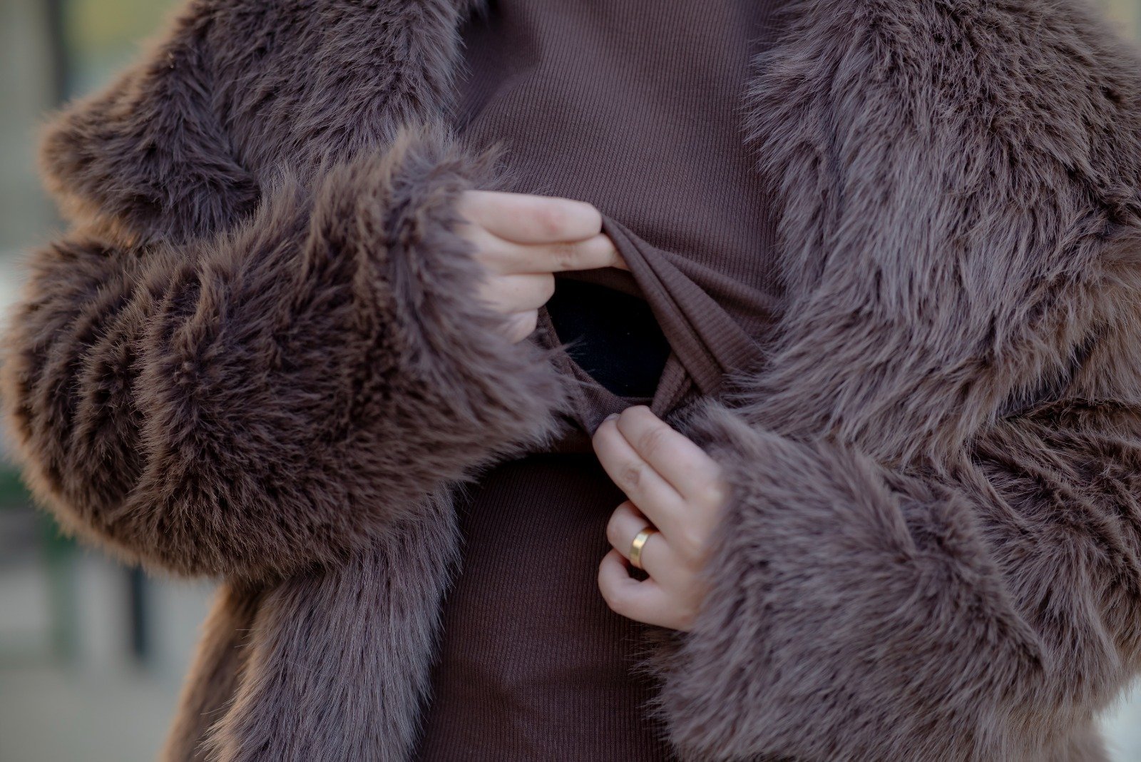 J mum nursing rib top (half sleeves)