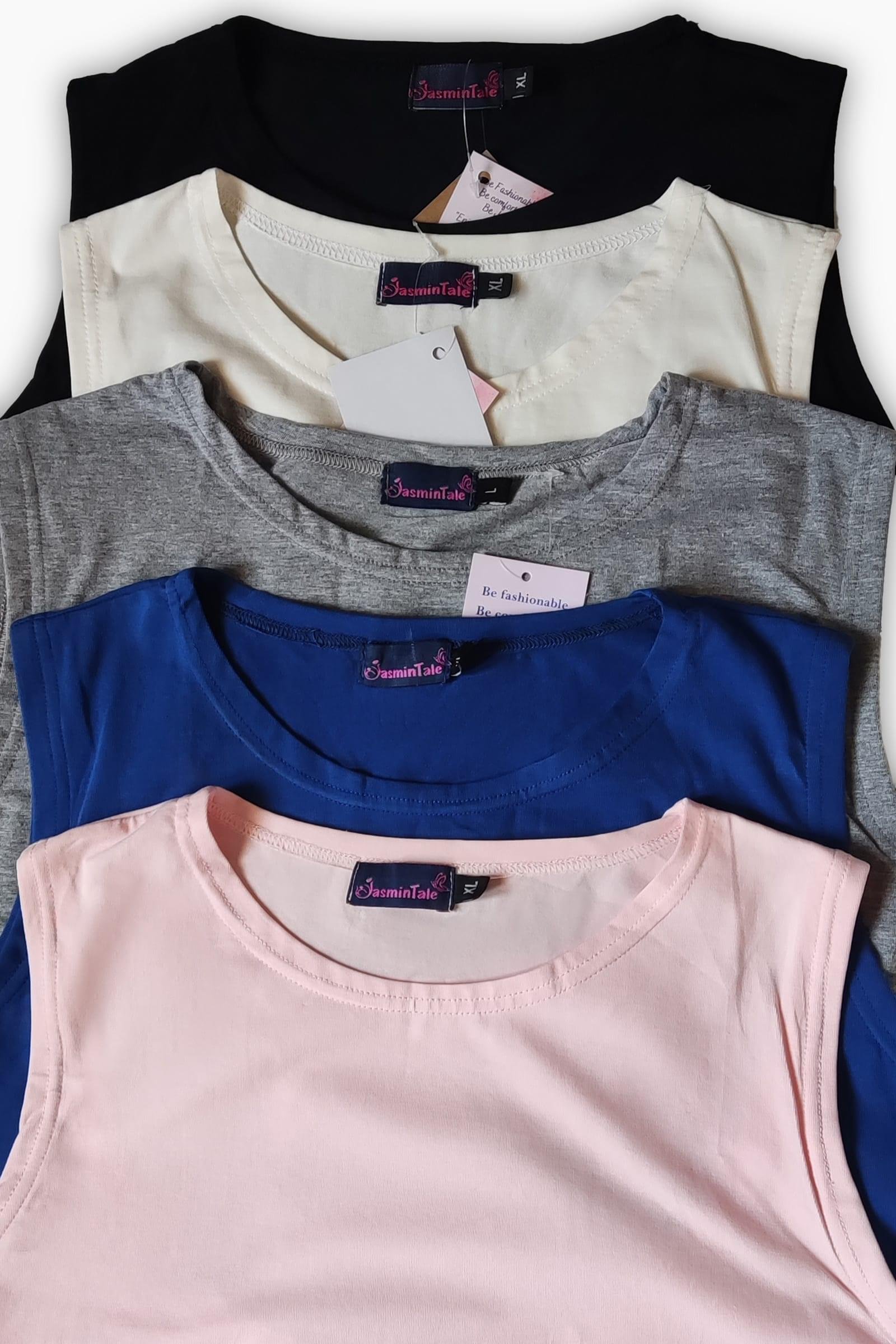 Breastfeeding pure cotton basic shirt (sleeveless) - Image 6