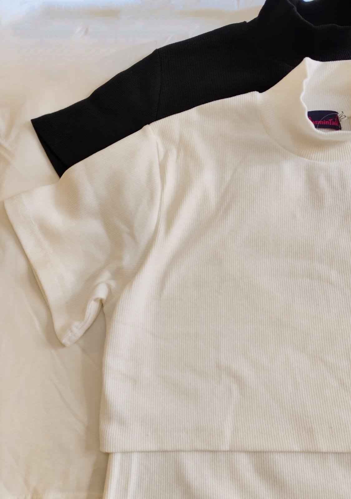 J mum nursing rib top (half sleeves)