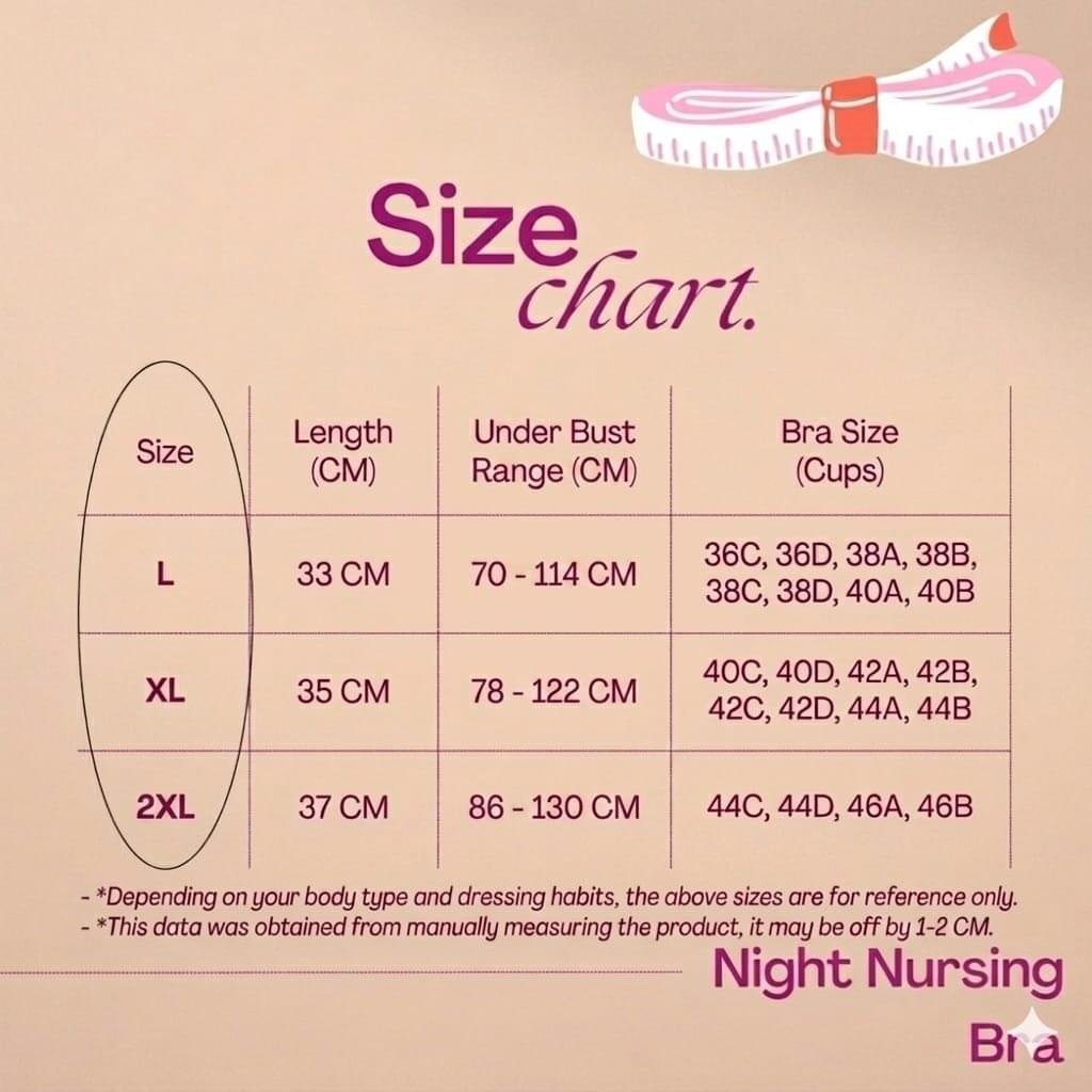 cotton Night nursing bra